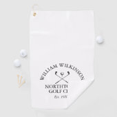 Golf Club und Name des Mitglieds Datum der Gründun Golfhandtuch (Insitu)