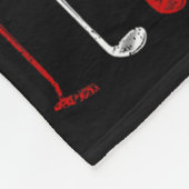 Golf Clubs American Flag Fleecedecke (Ecke)