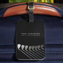 Golf Clubs Art Golf Coach Name für Golfspieler