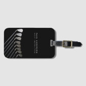 Golf Clubs Art Golf Coach Name für Golfspieler Gepäckanhänger (Vorderseite (Horizontal))