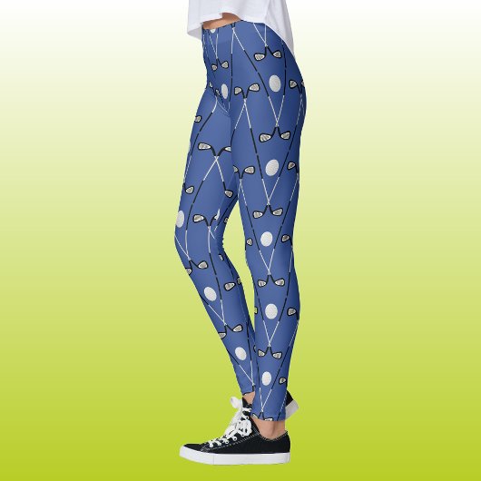 Golf Clubs cool blau Leggings