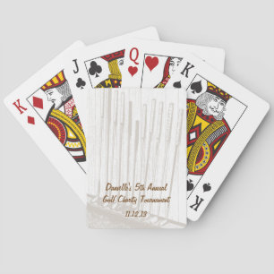 Golf Clubs Custom Playing Cards Spielkarten