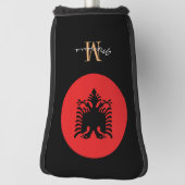 Golf Clubs für mit Monogramm und Albanien Golf Headcover (Rotieren 90)
