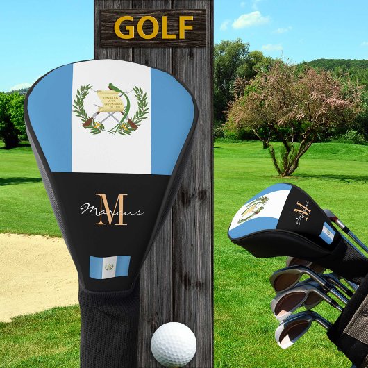 Golf Clubs für mit Monogramm und guatemaltekische  Golf Headcover