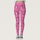 Golf Clubs hellrosa Leggings (Vorderseite)