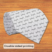 Golf Clubs Muster smart grau Krawatte