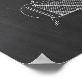 Golf Clubs Patent Poster (Ecke)