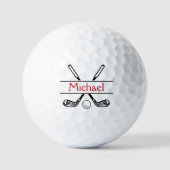 Golf Clubs Personalisiert Golfball (Vorderseite)