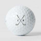 Golf Clubs Personalized Golfball (Vorderseite)