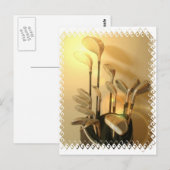 Golf Clubs Postkarte (Vorne/Hinten)