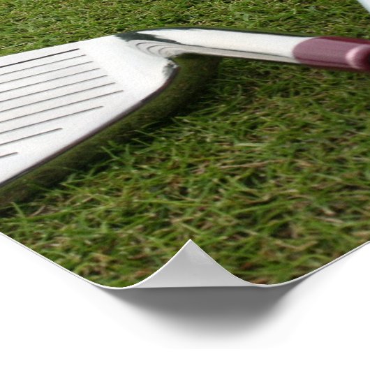 Golf Clubs Print Poster (Ecke)