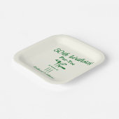 Golf Clubs Themed Par Tee 50th Birthday Party Pappteller (Gewinkelt)