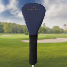 Golf Clubs und Navy Blue Individuelle Name