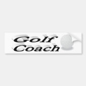 Golf Coach Autoaufkleber (Vorne)