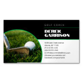 Golf Coach | Beruflicher Golflehrer Magnetische Visitenkarte (Vorderseite)
