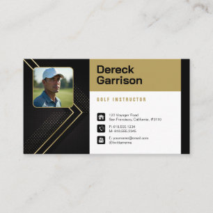 Golf Coach   Beruflicher Golflehrer Visitenkarte