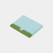 Golf Coach Blue und Green Post - Anmerkungen Post-it Klebezettel (angewinkelt)