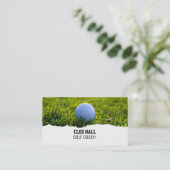Golf Coach Business Card Visitenkarte (Stehend Vorderseite)