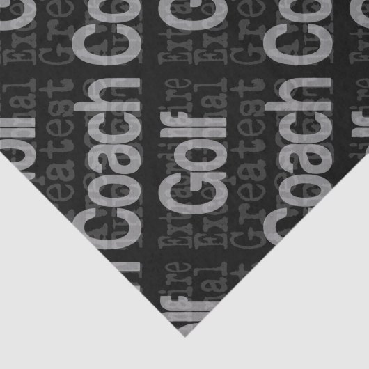 Golf Coach Extraordinator Seidenpapier (Ausschnitt)