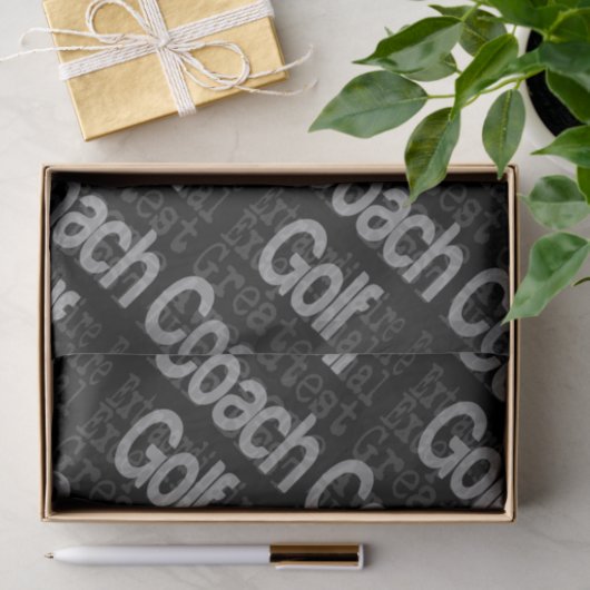 Golf Coach Extraordinator Seidenpapier (Geschenk)