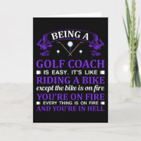 Golf Coach Geschenk