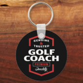 Golf Coach | Geschenkideen Schlüsselanhänger (Vorderseite)