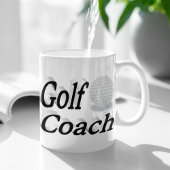 Golf Coach Halbtext Tasse
