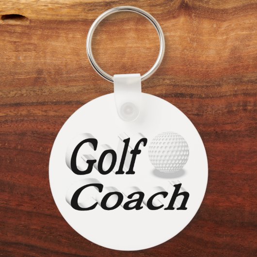 Golf Coach Schlüsselanhänger (Rückseite)