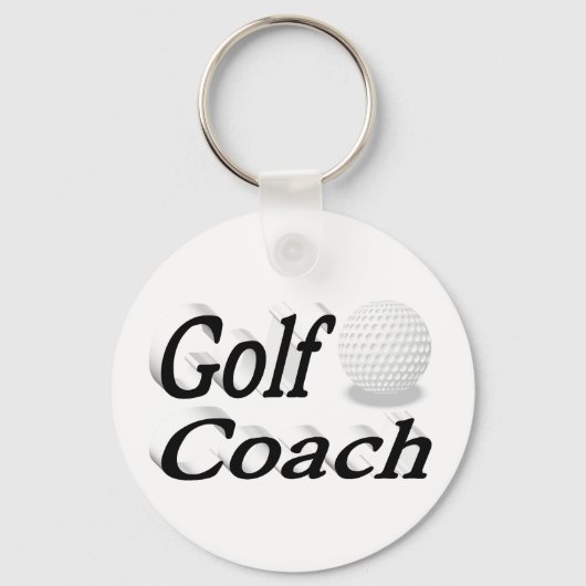Golf Coach Schlüsselanhänger (Rückseite)