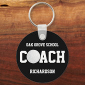 Golf Coach Sport Schlüsselanhänger (Vorderseite)