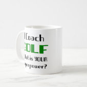 Golf Coach Tasse (Vorderseite Links)