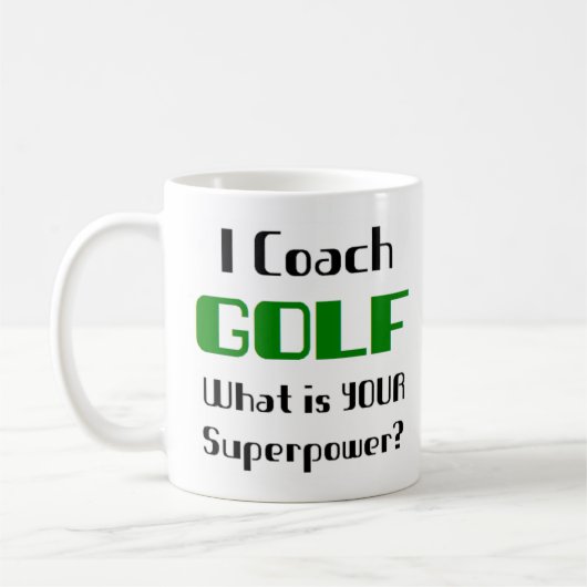 Golf Coach Tasse (Links)