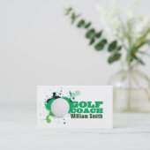 Golf Coach Visitenkarte (Stehend Vorderseite)