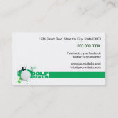 Golf Coach Visitenkarte (Rückseite)