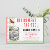 Golf Cocktail Party Einladung (Stehend Vorderseite)