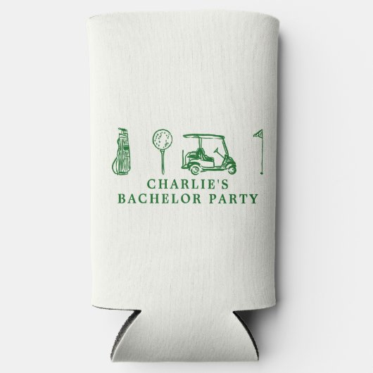 Golf Cocktail Tal Selters Dosenkühler (Vorderseite)