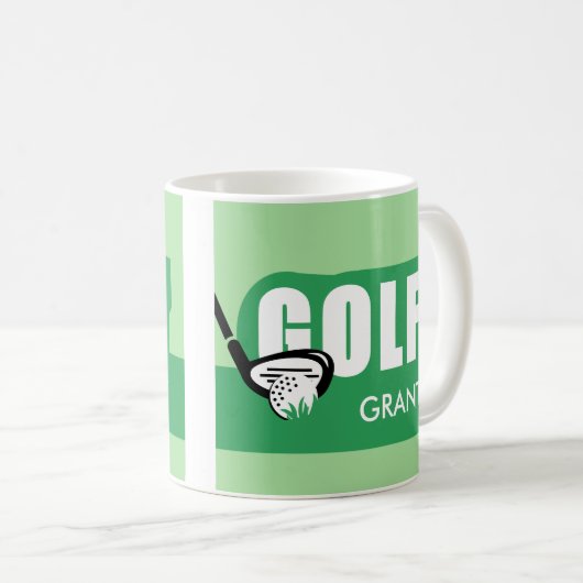 Golf Coffee Mugs Kaffeetasse (VorderseiteRechts)