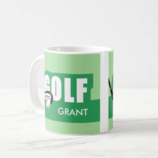 Golf Coffee Mugs Kaffeetasse (Vorderseite Links)