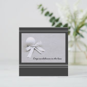 Golf Condolences im Verlust des Golfers in grau (Stehend Vorderseite)