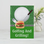 Golf-Cookout-Veranstaltung - SRF Einladung (Stehend Vorderseite)