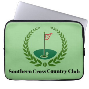 Golf Country Club Mitglieder verschenken Notebook- Laptopschutzhülle