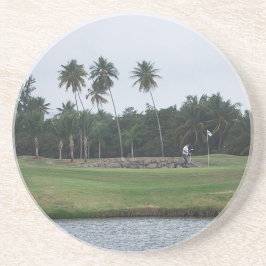 Golf-Countryklub-Untersetzer Getränkeuntersetzer (Vorne)