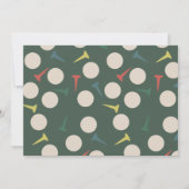 Golf Course Fairway Photo Kid's Birthday Par-Tee Einladung (Rückseite)