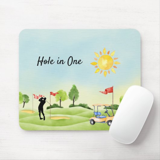 Golf Course Fun Mousepad (Mit Mouse)