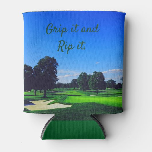 Golf Course Grip es und Rip it Dosenkühler (Vorderseite)