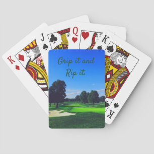 Golf Course Grip es und Rip it Spielkarten