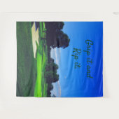 Golf Course Grip es und Rip it Wandteppich (Vorderseite (Horizontal))