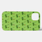 Golf Course Hole mit Flaggenmuster Case-Mate iPhone Hülle (Rückseite (Horizontal))