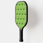 Golf Course Hole mit Flaggenmuster Pickleball Schläger (Links)