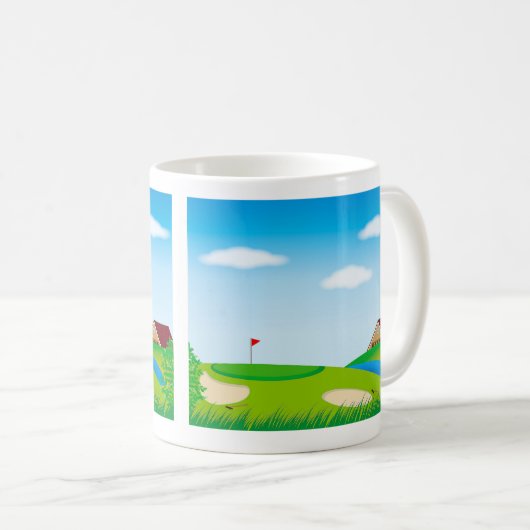 Golf course kaffeetasse (VorderseiteRechts)